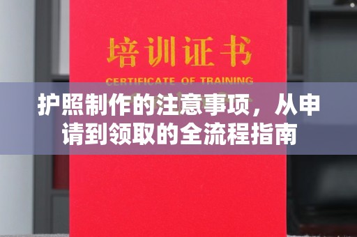 阳东护照制作的注意事项，从申请到领取的全流程指南