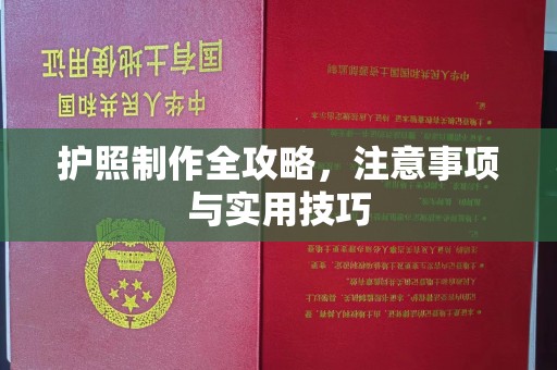 阳东护照制作全攻略，注意事项与实用技巧