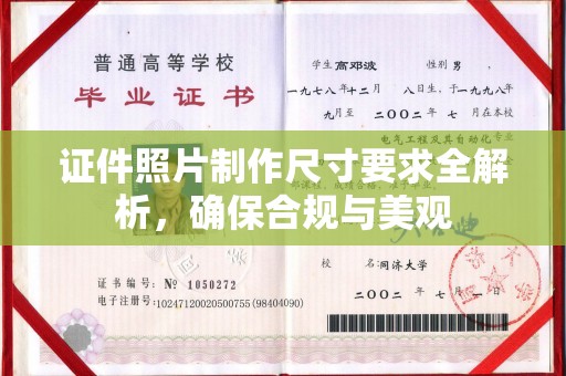 阳东证件照片制作尺寸要求全解析，确保合规与美观