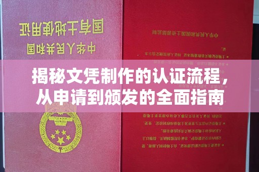 阳东揭秘文凭制作的认证流程，从申请到颁发的全面指南