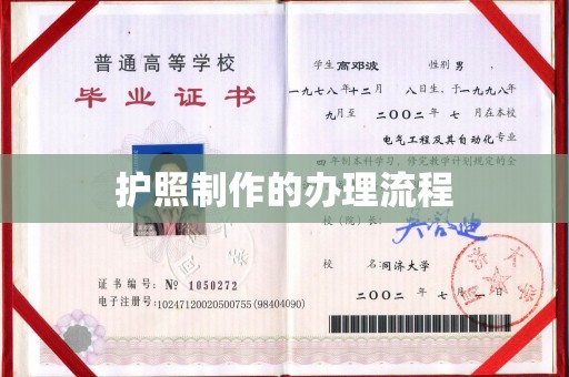 阳东护照制作的办理流程